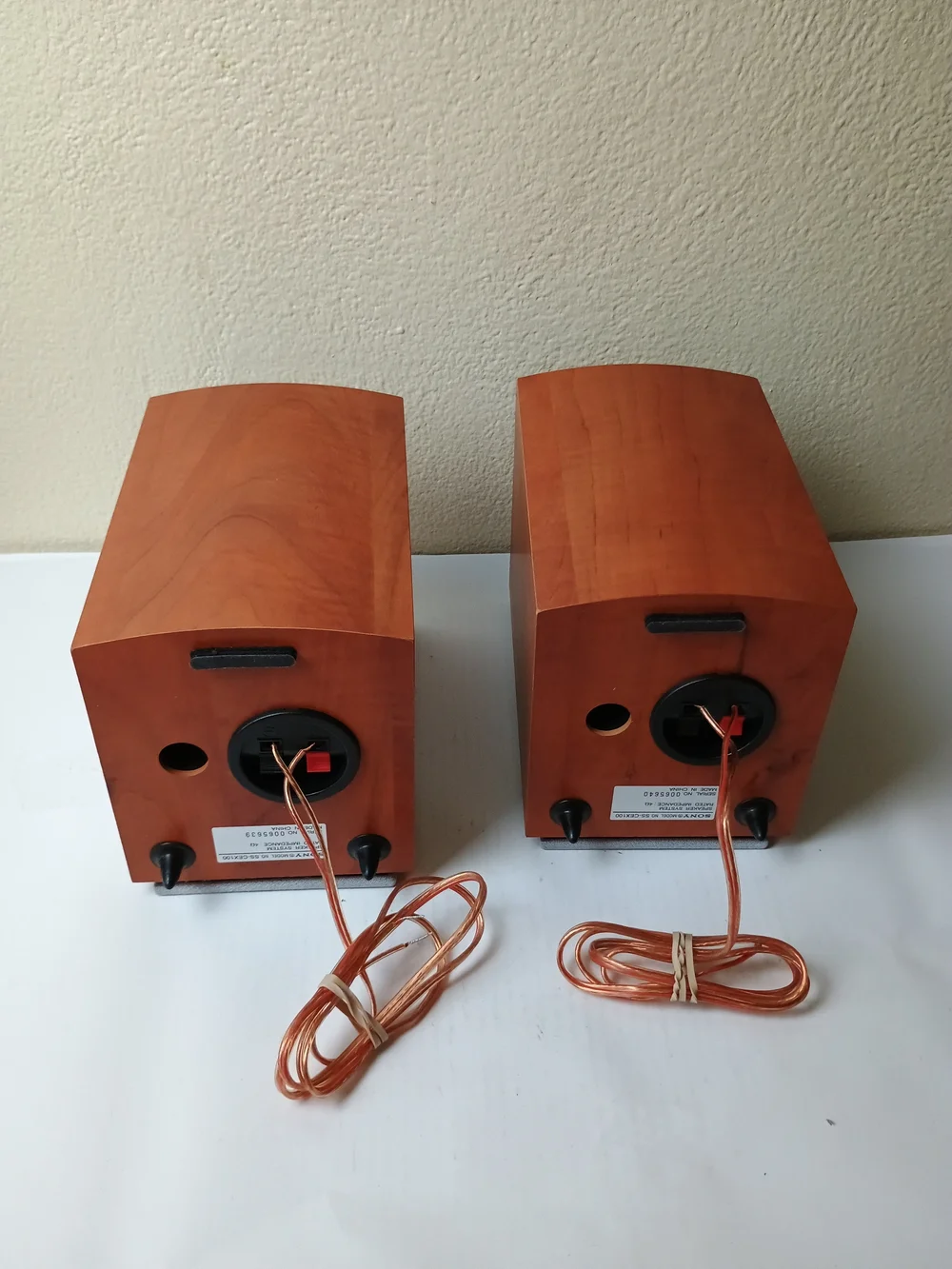 Sony SS-CEX100 Woodengrain Bookshelf Speakers Set Of 2